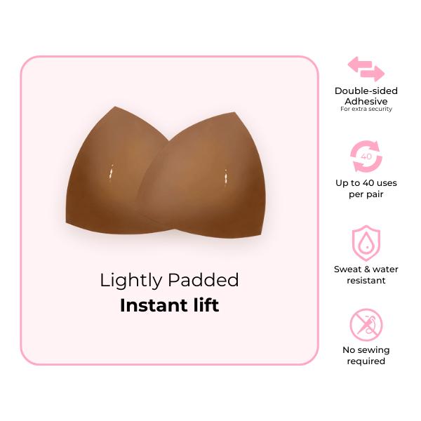⏳Last Day 50% OFF⏳-- Invisible Lift - Patented Sticky Fashion Bra Inserts Prevents Nipple Slips No Sewing Required Low Cut Tops Womenswear