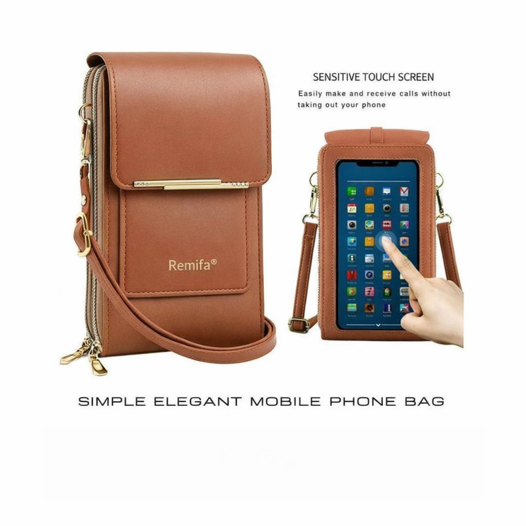 🔥Final 3 Hours: 60% OFF Remifa®2026 Trendy Minimalist Elegant Women's Touchscreen Crossbody Phone Wallet