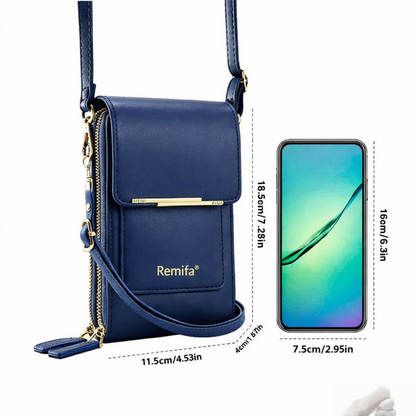 🔥Final 3 Hours: 60% OFF Remifa®2026 Trendy Minimalist Elegant Women's Touchscreen Crossbody Phone Wallet