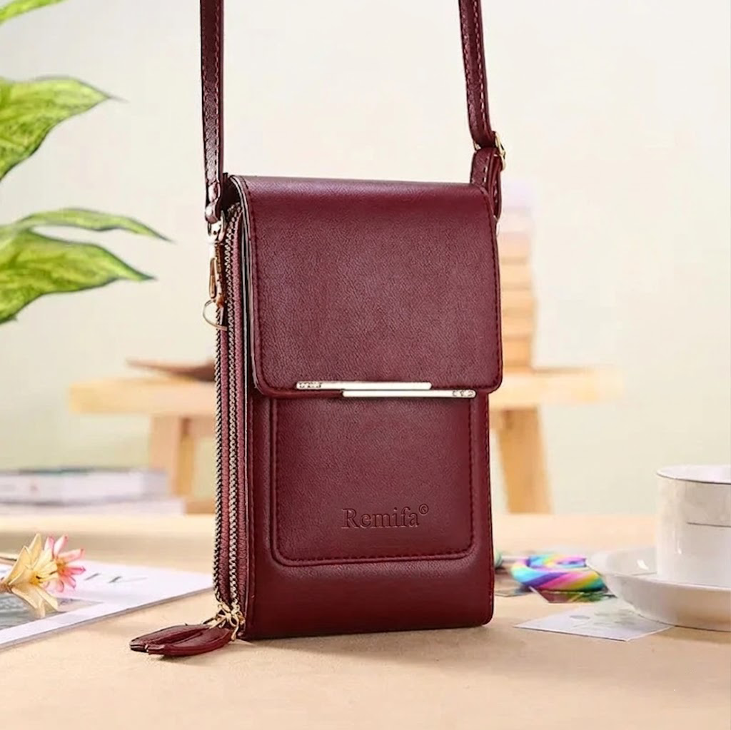 🔥Final 3 Hours: 60% OFF Remifa®2026 Trendy Minimalist Elegant Women's Touchscreen Crossbody Phone Wallet