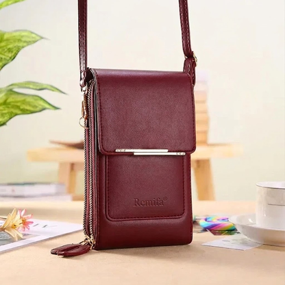 🔥Final 3 Hours: 60% OFF Remifa®2026 Trendy Minimalist Elegant Women's Touchscreen Crossbody Phone Wallet