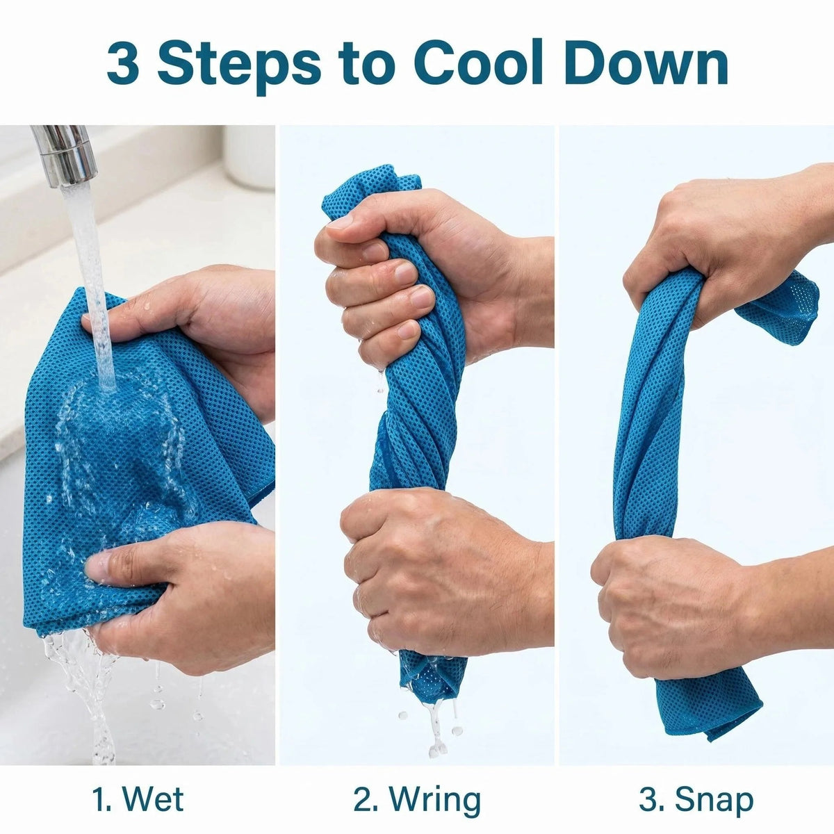 🏃❄️Cold Sweat Towel You Can Use Anywhere, Anytime! Reusable Soft Absorbent Cooling Portable