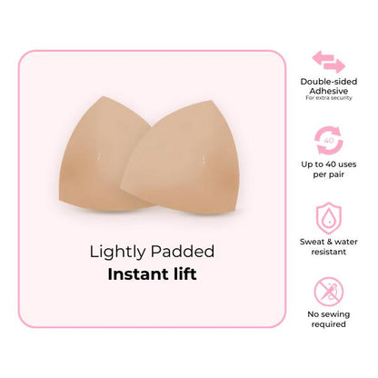 ⏳Last Day 50% OFF⏳-- Invisible Lift - Patented Sticky Fashion Bra Inserts Prevents Nipple Slips No Sewing Required Low Cut Tops Womenswear